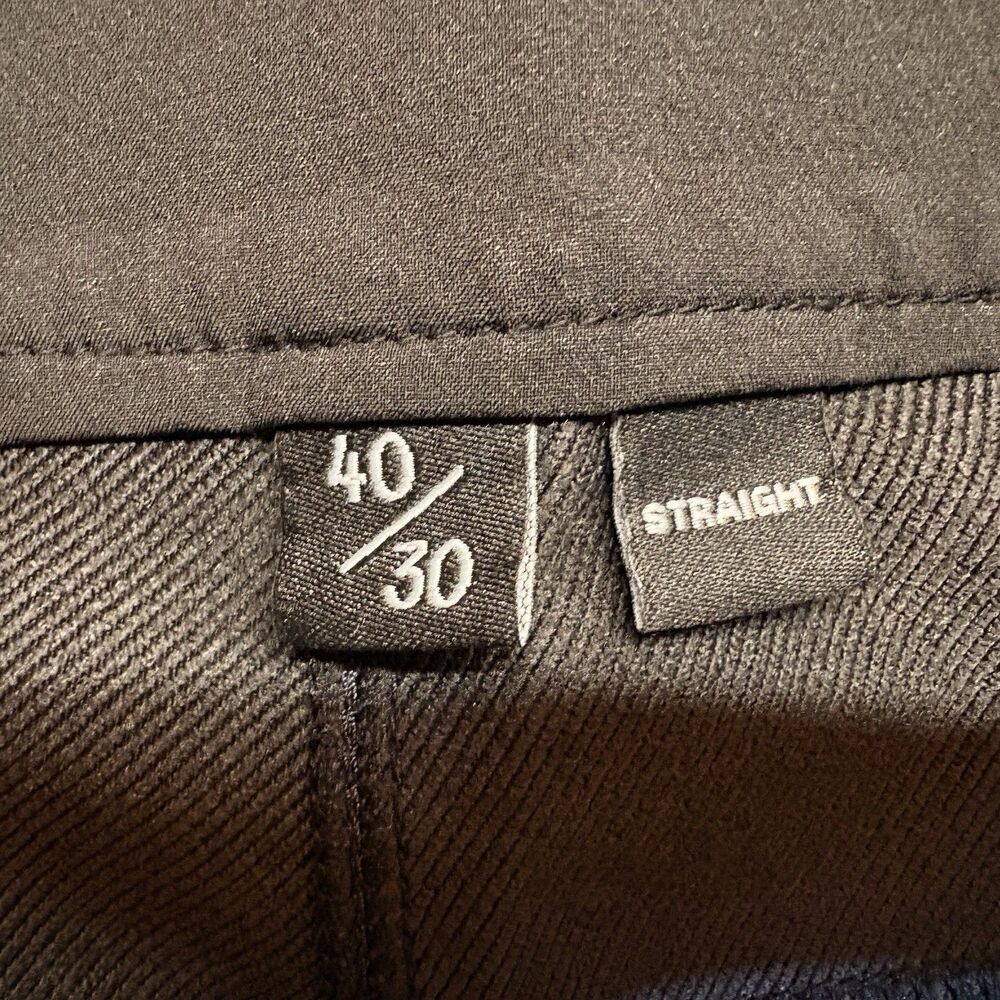 Public Rec‎ Pants Mens 40x30 All Day Everyday Chino Golf Straight Black - Picture 5 of 8